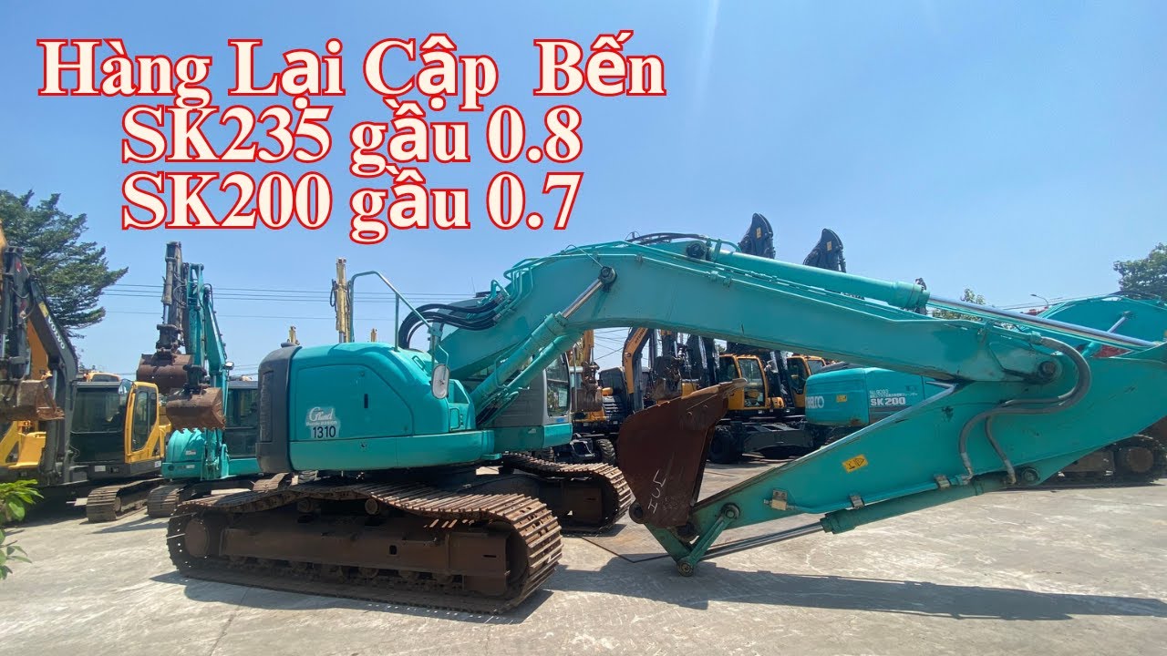 Hàng Tiếp Tục Về Việt Nam Xe Cuốc Kobelco SK235 | Mỷ Cơ Giới