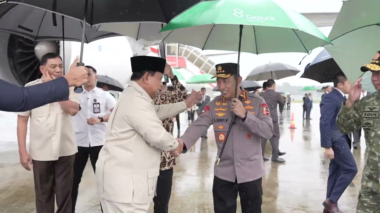 Presiden Prabowo Tiba di Tanah Air Usai Rampungkan Lawatan Luar Negeri