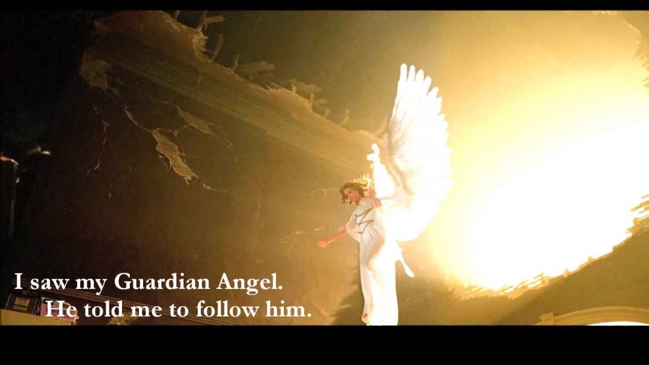 St. Faustina visits Purgatory with Guardian Angel