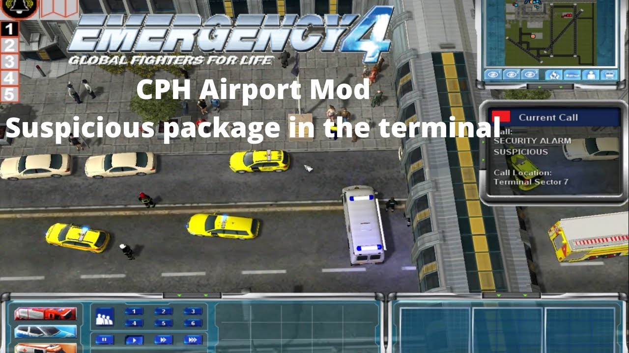 Emergency 4 - Ep12 | CPH Airport mod - Suspicious package in the terminal