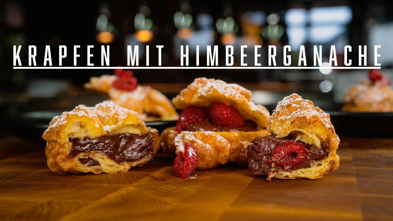 Krapfen mit Himbeerganache &ndash; Kochen im Tal x Kortis s&uuml;&szlig;e Stunde