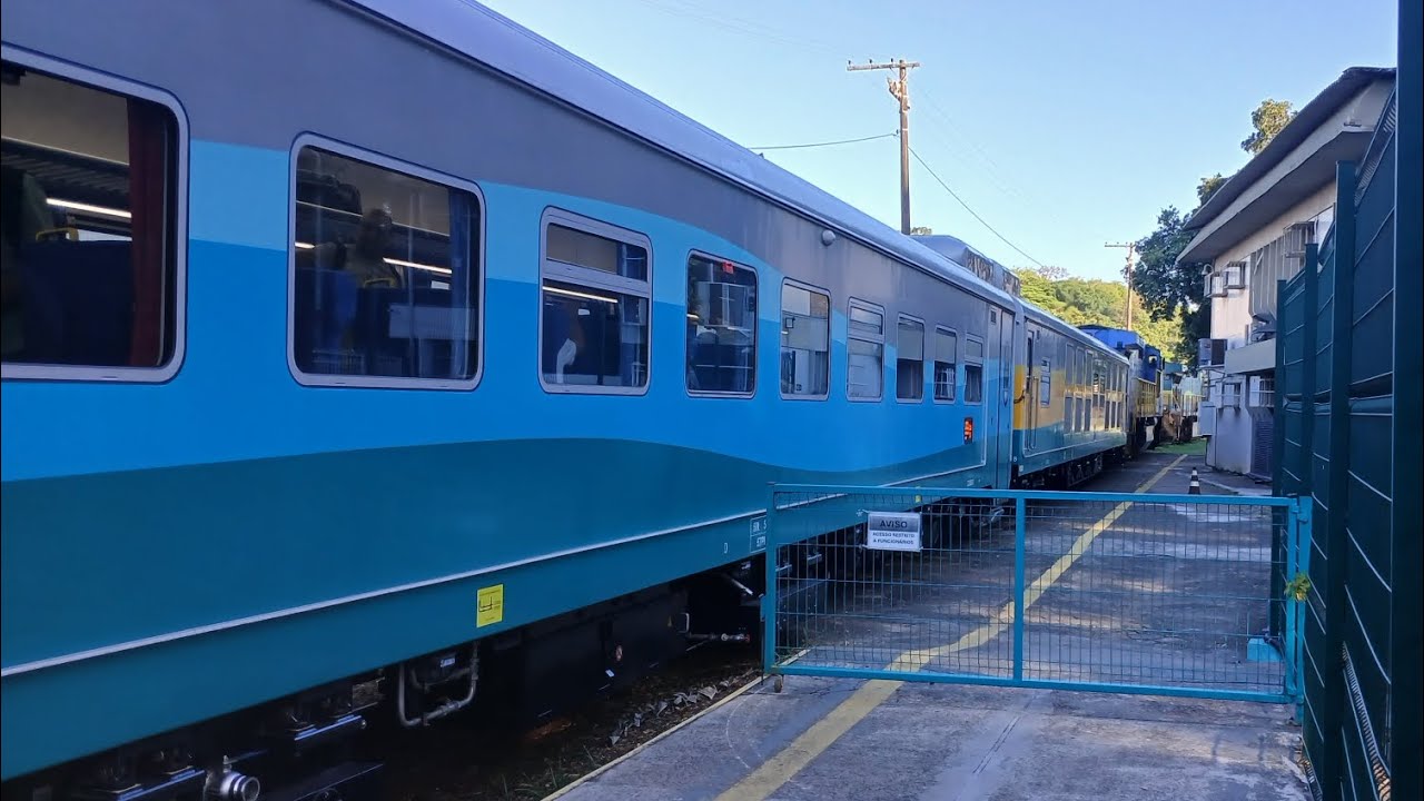 PRIMEIRA viagem do NOVO TREM DE PASSAGEIROS da EFVM!
