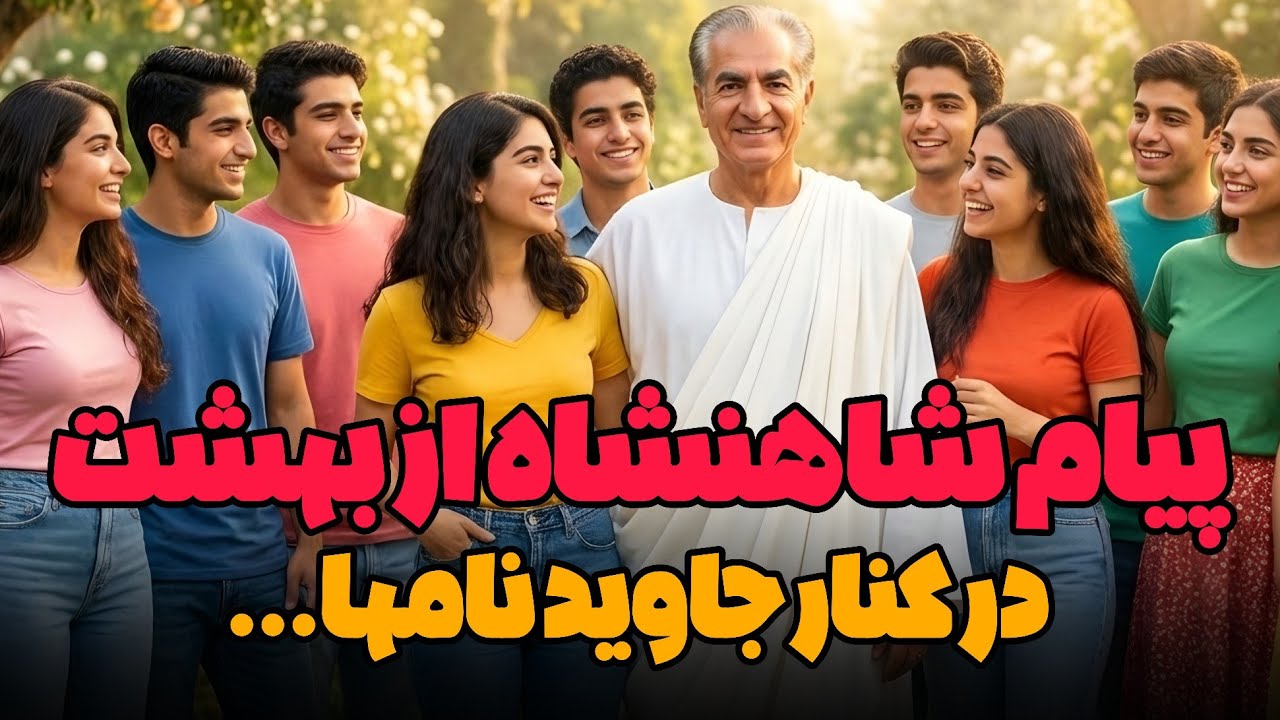 بیانیه شاهنشاه از بهشت با هوش مصنوعی ! سپاسگذار همه شما فرزندانم هستم ...