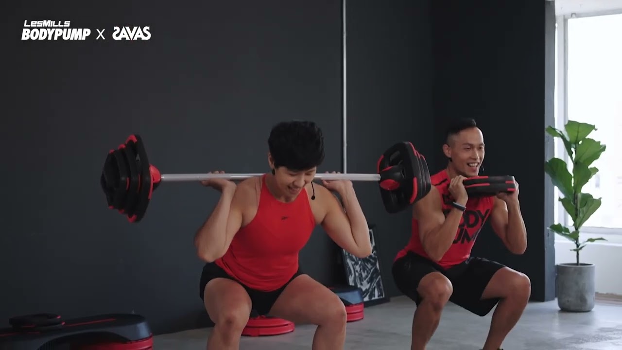 SAVAS X Les Mills  - BODYPUMP 腿部肌肉鍛鍊 01
