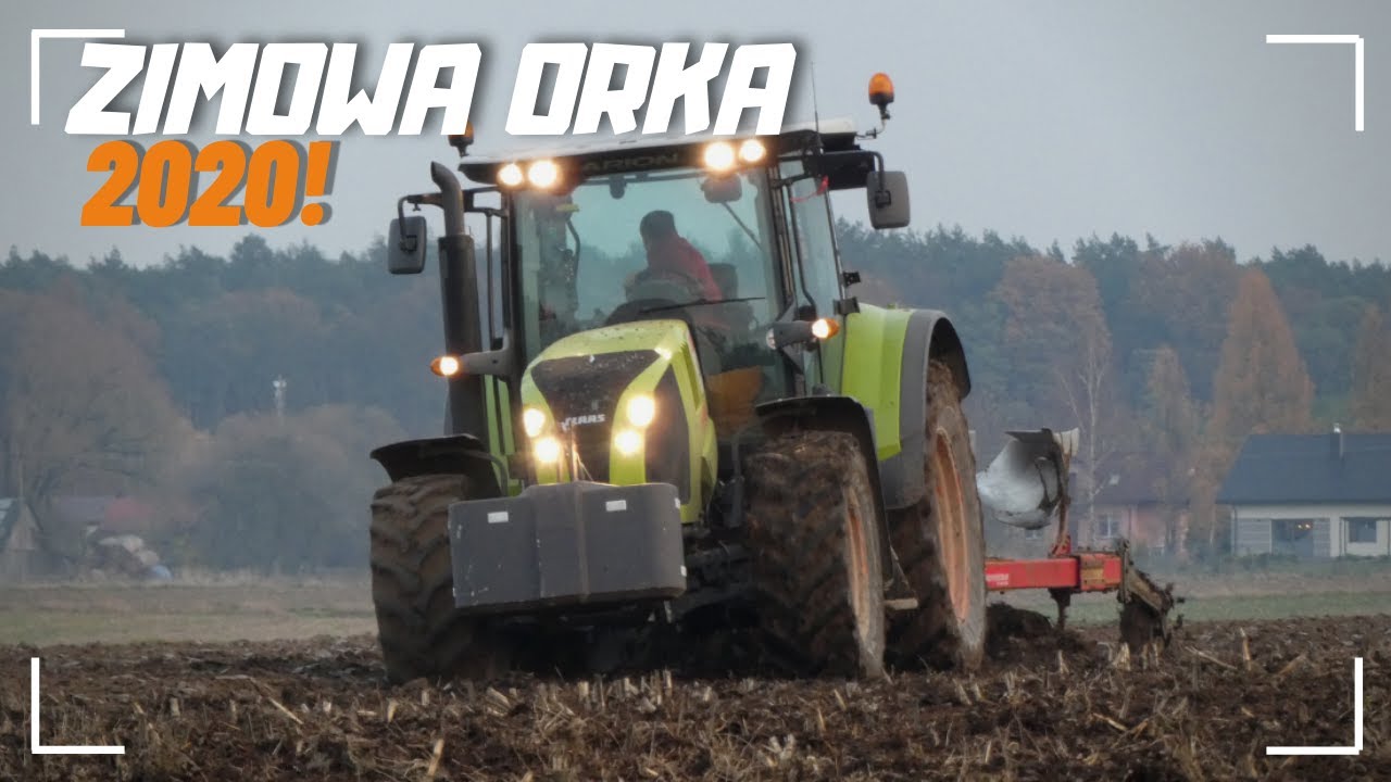 Zimowa orka po oborniku 2020 || Claas Arion 620 || Vogel&Noot
