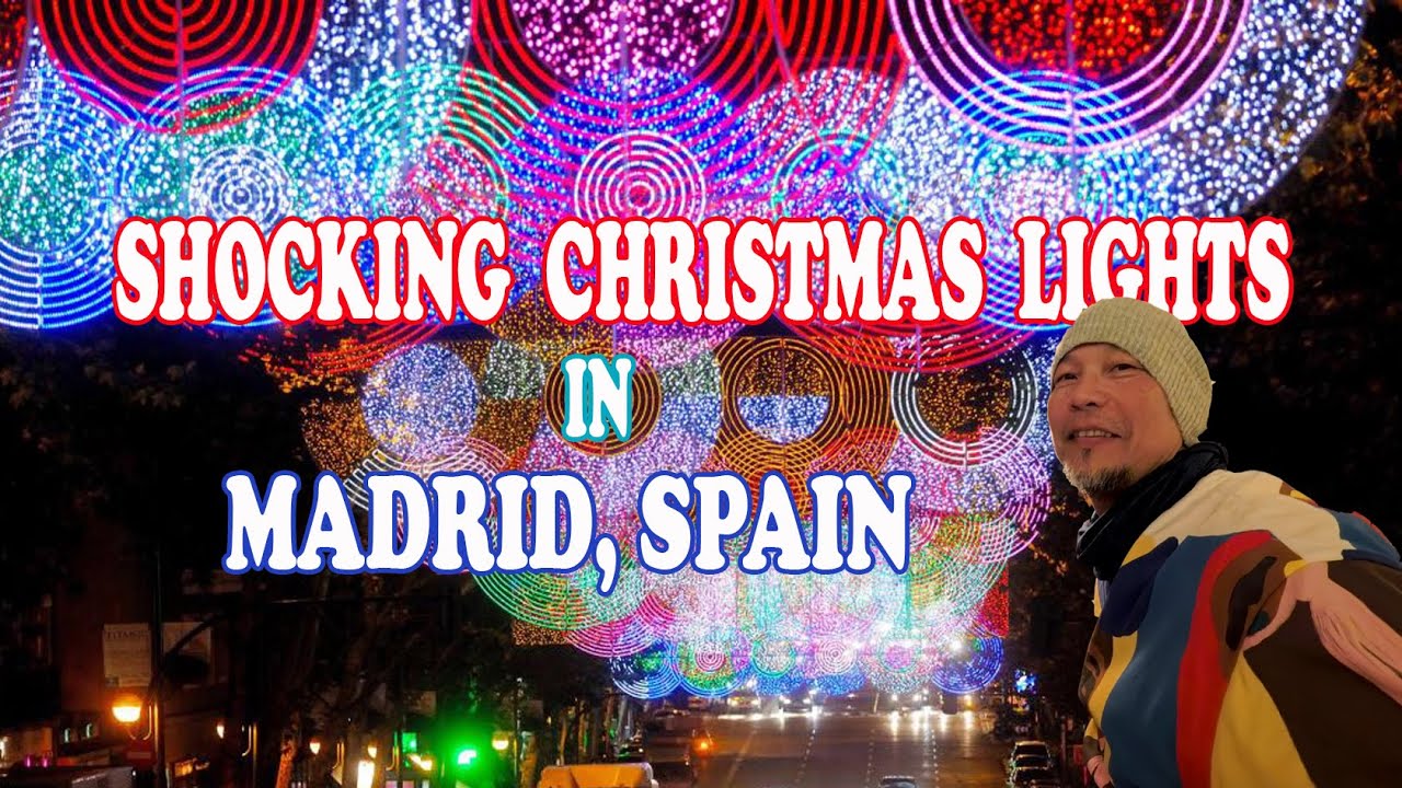 NAKAKA LULA ANG MGA PALAMUTI NG PASKO SA MADRID, SPAIN