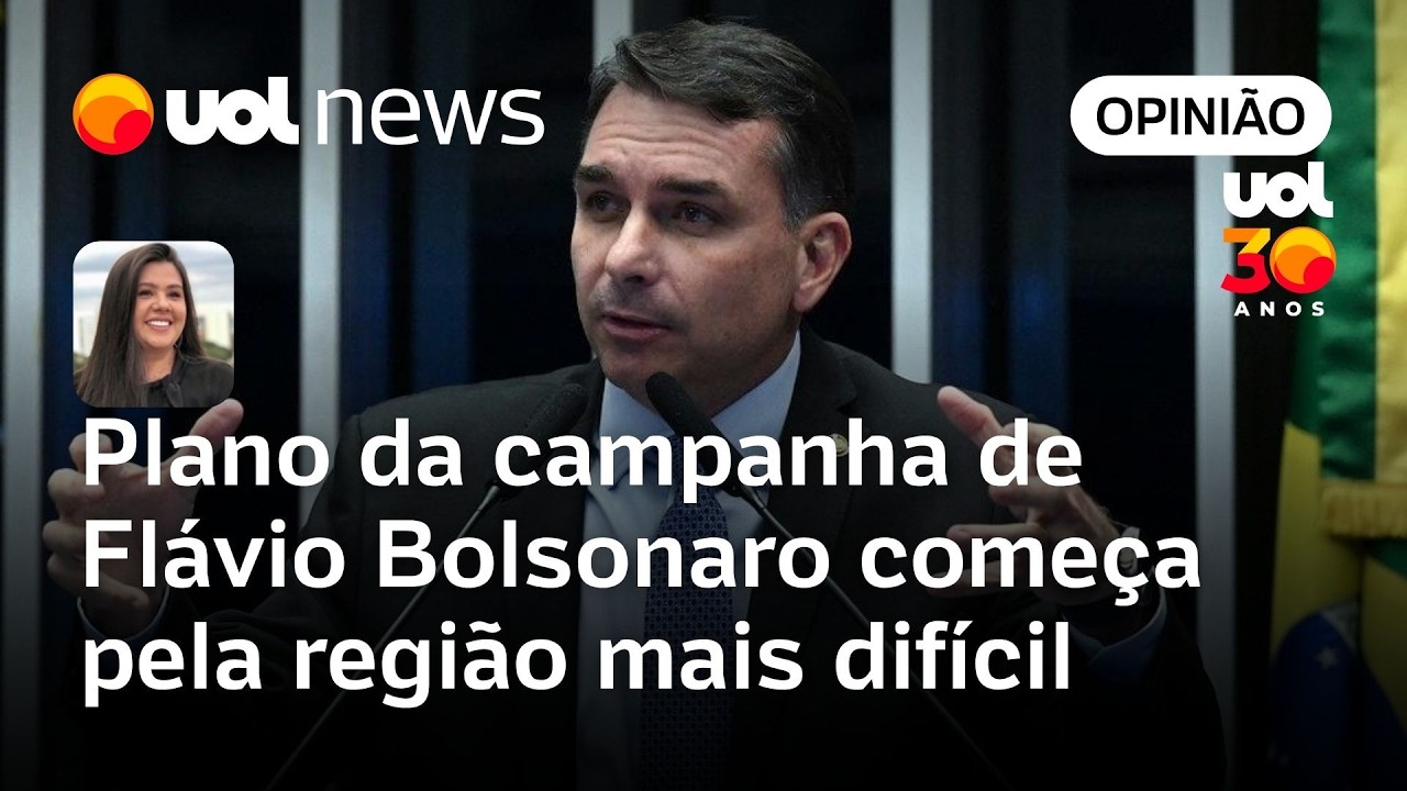 Plano da campanha de Flávio Bolsonaro começa pela região mais difícil | Carla Araújo