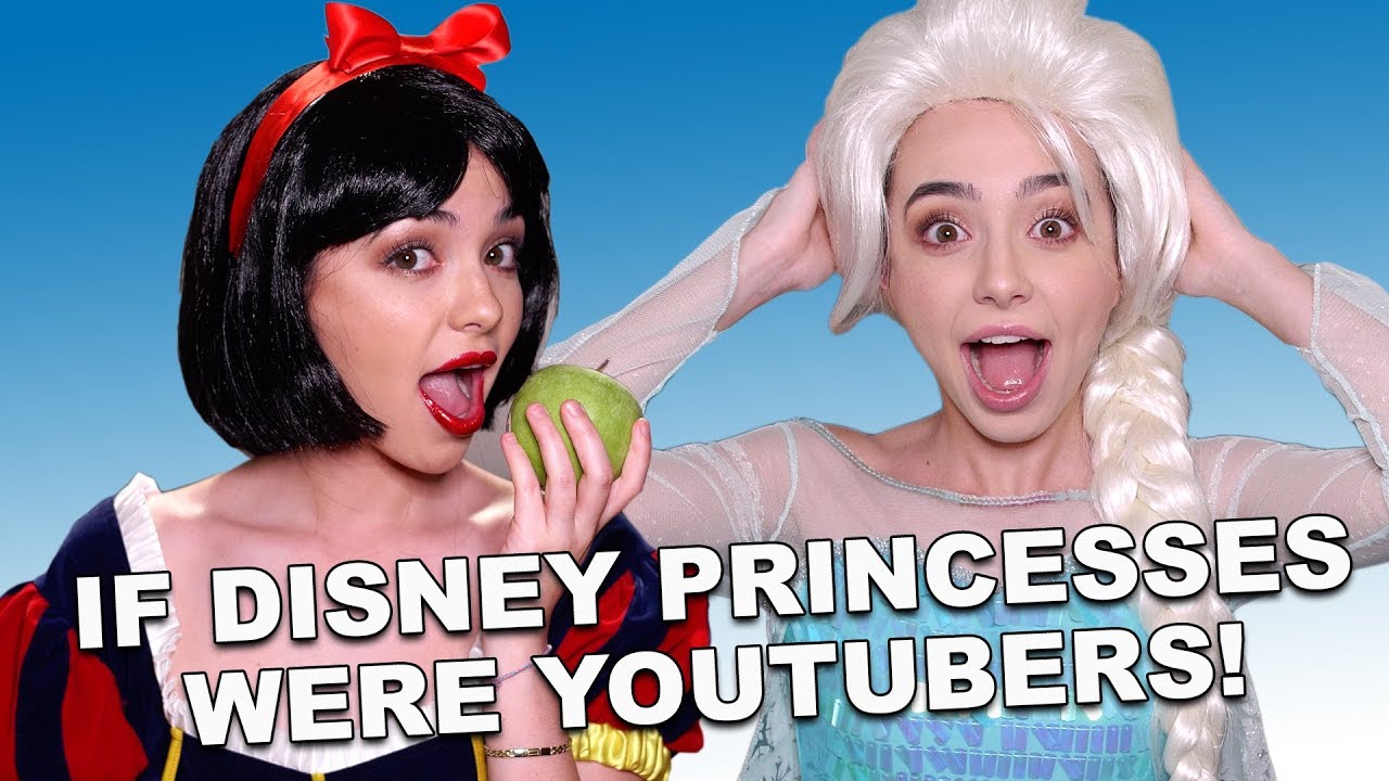 If Disney Princesses Were YouTubers - Merrell Twins