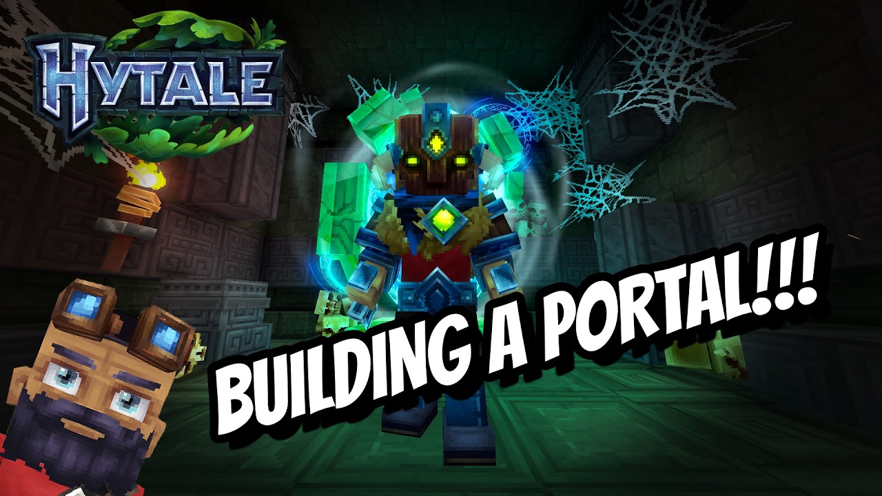 🔴[LIVE] Hytale - Building portal to an instanced dungeon! [MODDED]