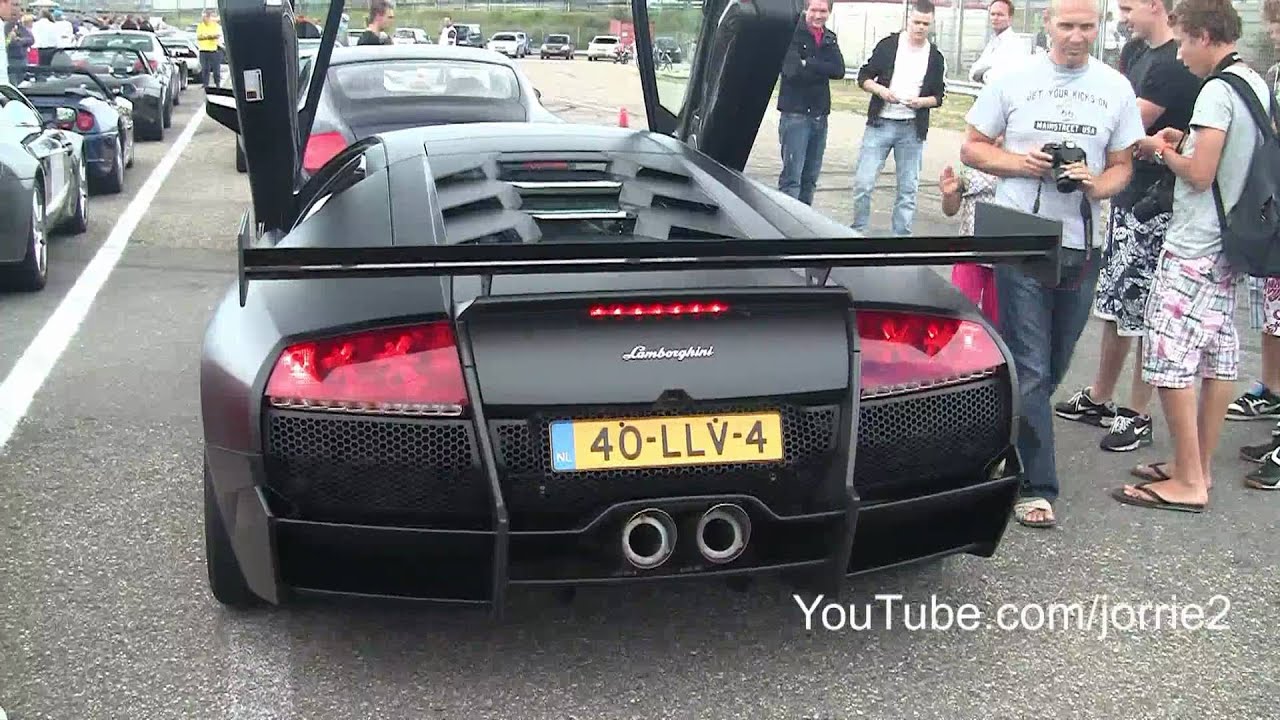 Matte Black LP670-4 SV-R w/ Reiter Exhaust LOUD REVVING!! Great Sound! - 1080p HD