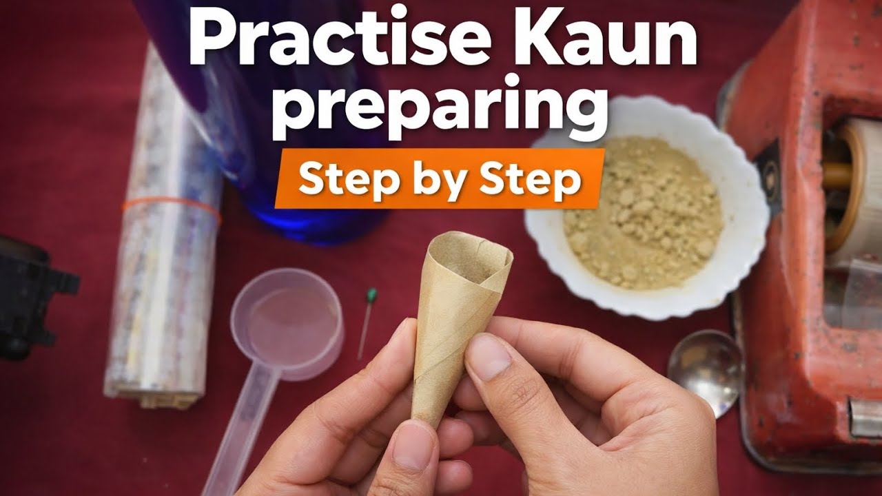 Practice Cone Preparing Step by Step  Mehndi Cone Banana Sikhi#shaazmehndiartist #mehndipracticecone