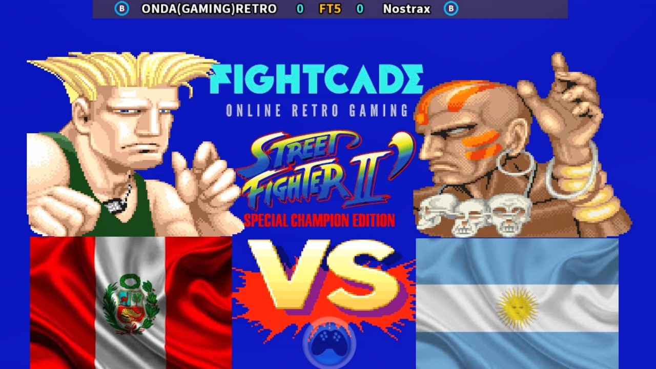 Street Fighter 2'CE ONDA(GAMING)RETRO vs Nostrax FT5