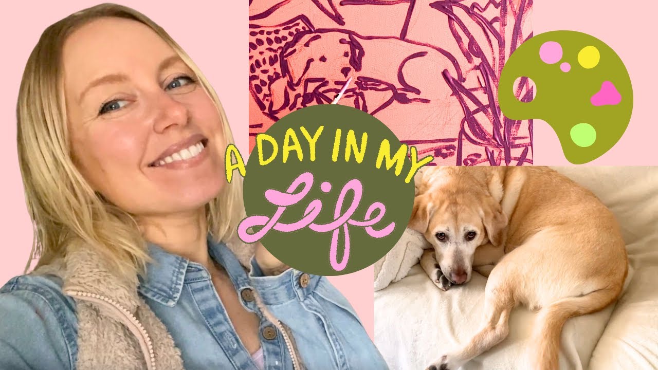 Day in the life of an artist: Hibernation vlog 🥶