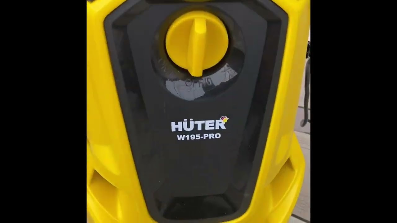 Тест, сравнение, обзор мойки высокого давления Huter w195 pro