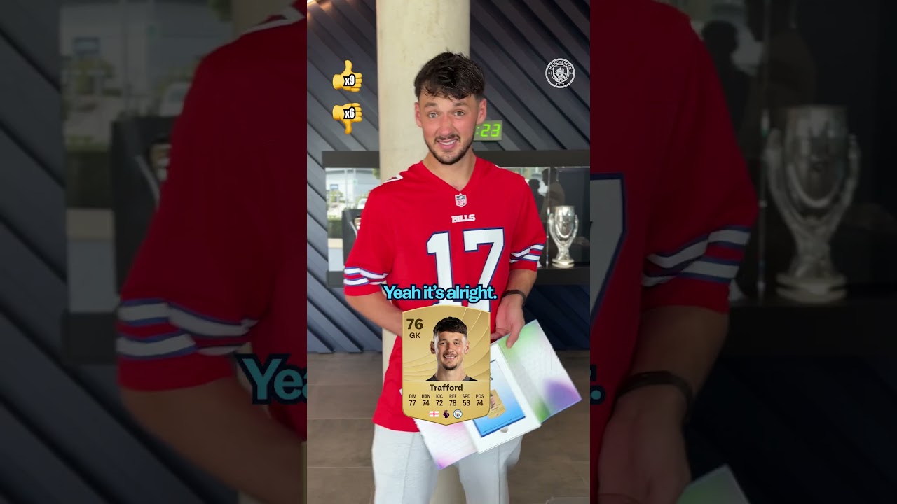 What do the Man City players think of their FC26 ratings? 👀🎮 #mancity #fc26 #ultimateteam #shorts
