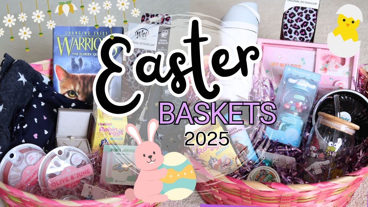 WHAT I GOT MY KIDS (21&15) FOR EASTER 2025 | WATCH ME FILL THEIR BASKETS | GIRLS EASTER BASKET IDEAS