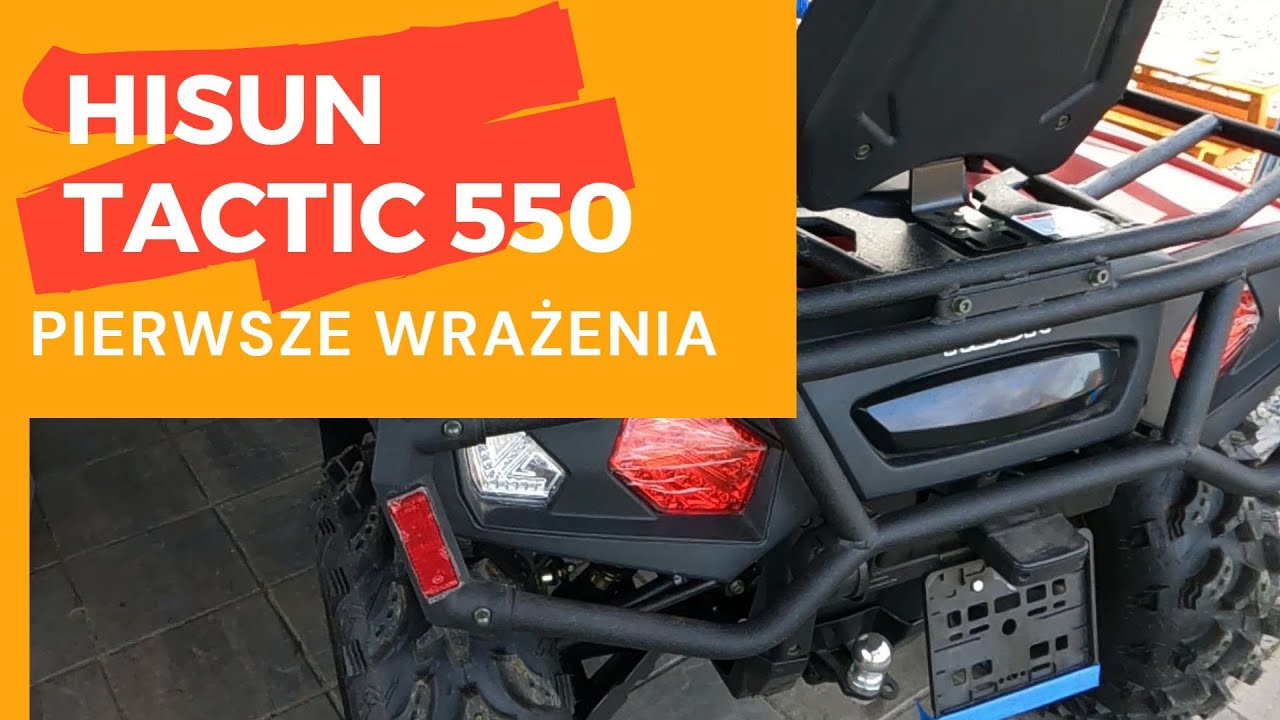 [63] HISUN TACTIC 550 - pierwsze wrażenia (first impressions) Co jest lepsze/gorsze jak CFMOTO 520L?