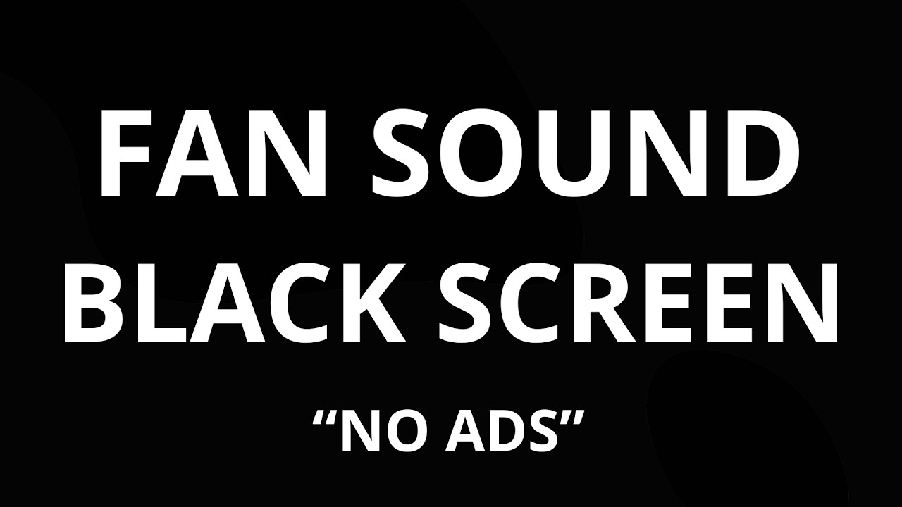 Powerful Fan Noise 🌀 10 Hours White Noise | Sleep Instantly | No Ads | Black Screen