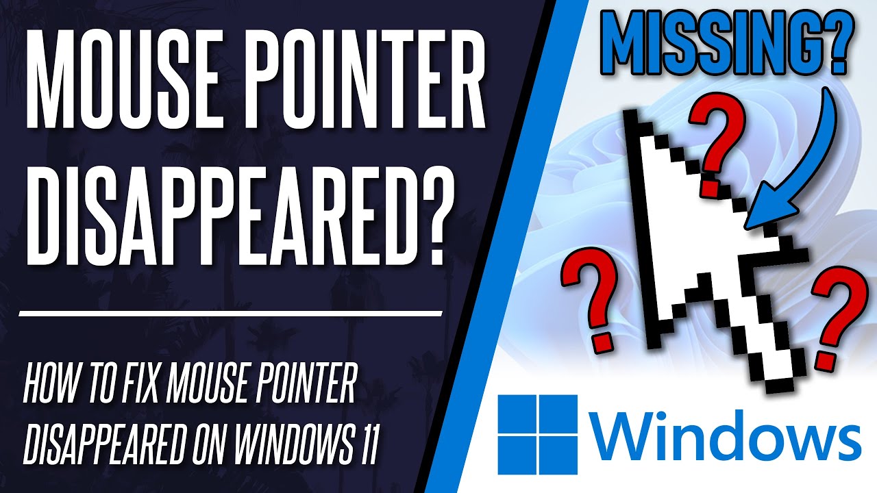 How to FIX Mouse Pointer Disappeared on Windows 11 PC or Laptop