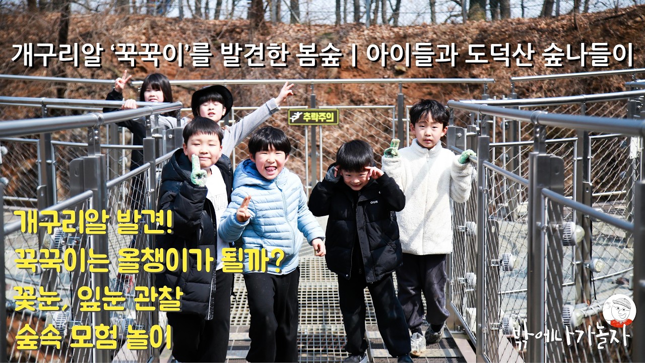 2026.3.14 도덕산 나들이 자보아 | 개구리알 ‘꾹꾹이’를 발견한 봄숲 🐸｜아이들과 도덕산 숲나들이