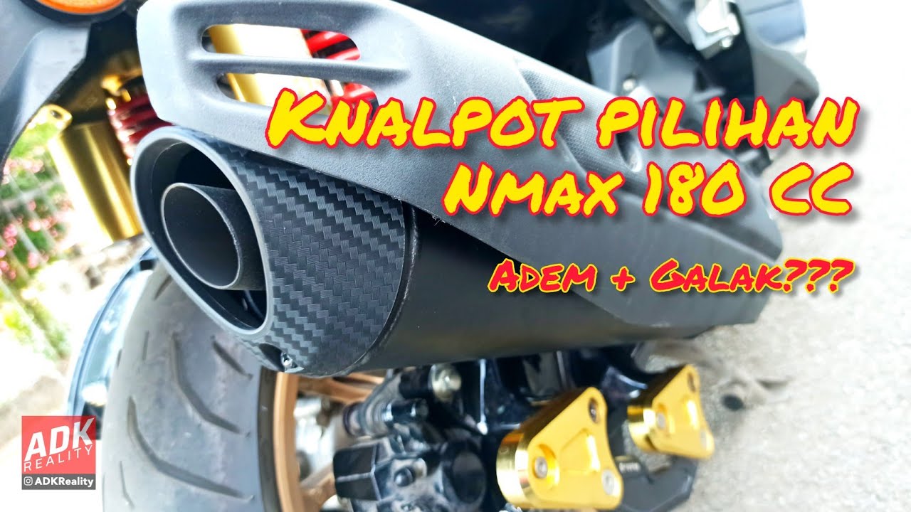 Test Suara Knalpot AHM Malaysia di Nmax Bore Up 180cc