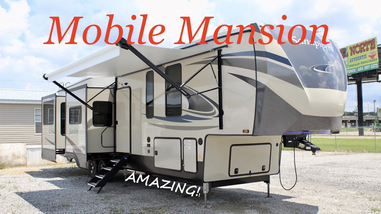 LARGEST KITCHEN YOUVE EVER SEEN IN AN RV! 2021 Forest River Sandpiper 39BARK -Rear Kitchen RV Review