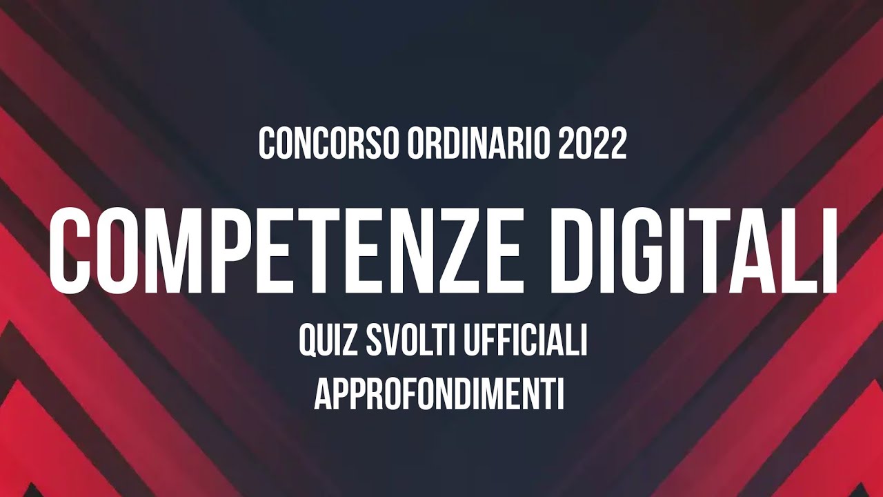 le competenze digitali per superare il concorso scuola
