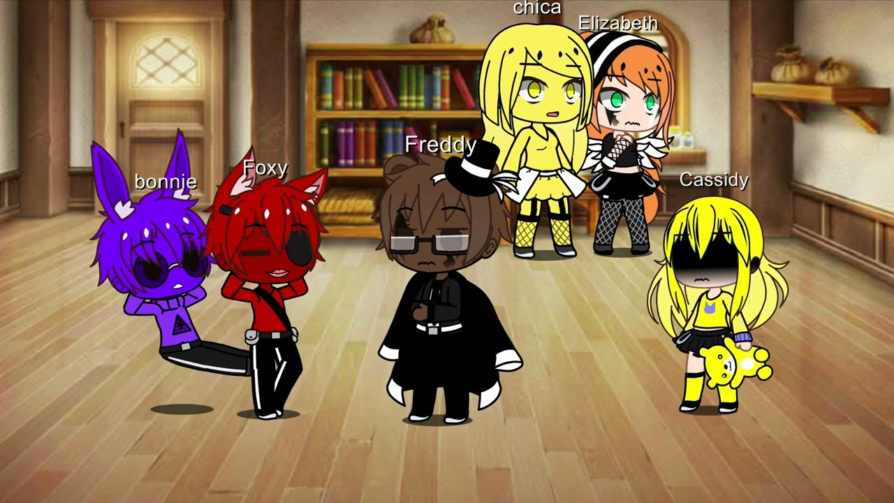 Elizabeth afton and Fnaf stuck in a room // Fnaf // Afton // gacha // Cassidy x c.c