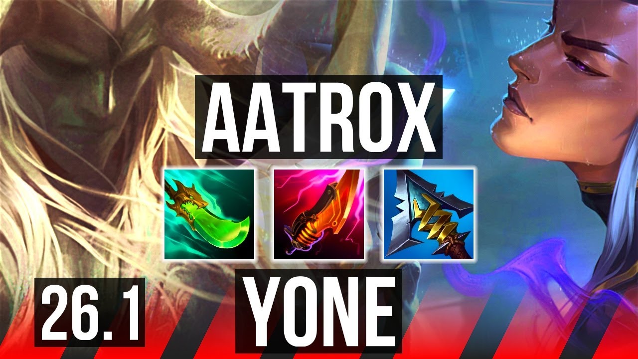 AATROX vs YONE (TOP) | 44K damage | KR Master | 26.1