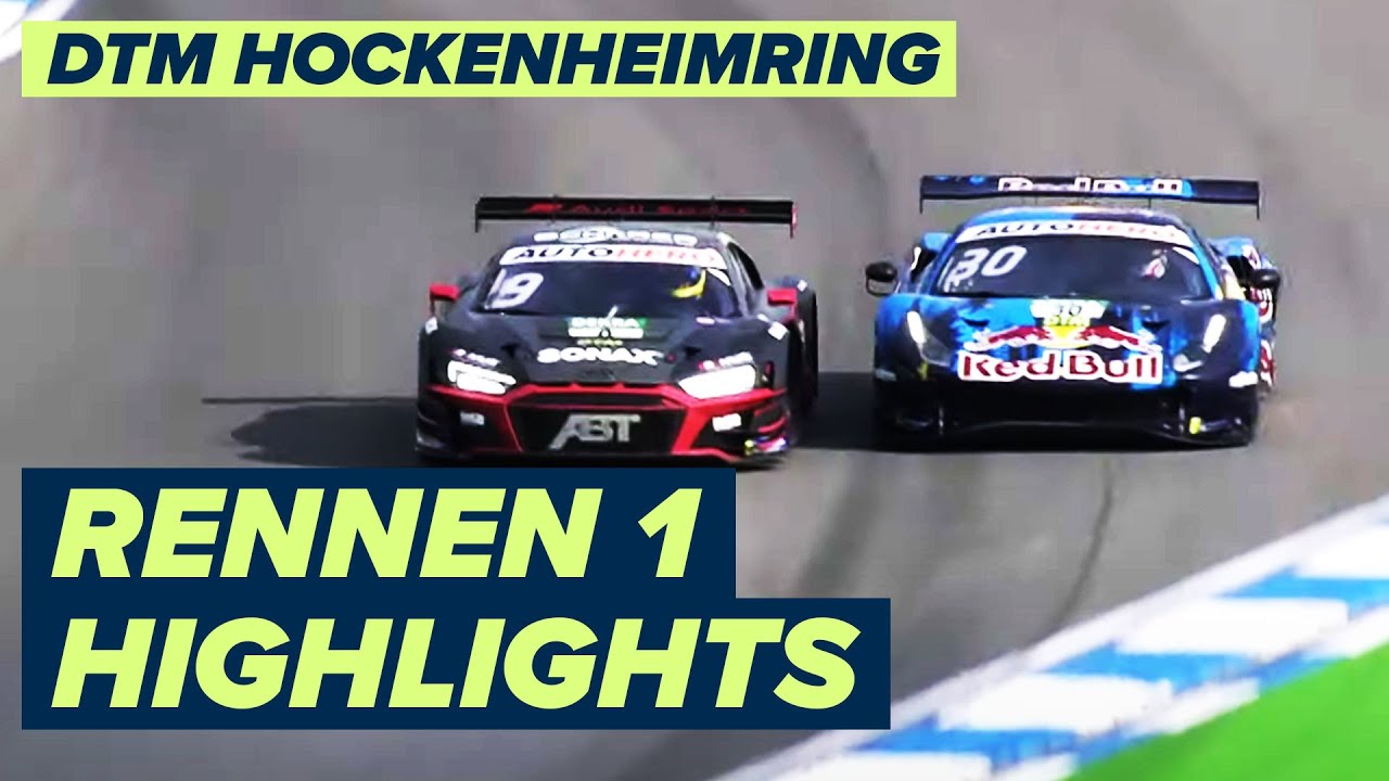 Spannung pur! Van der Linde zieht mit Lawson gleich | Hockenheimring DTM Rennen 1 | Highlights