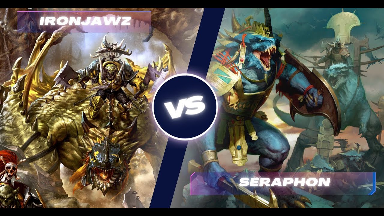 ironjawz vs seraphon spearhead battlereport deutsch