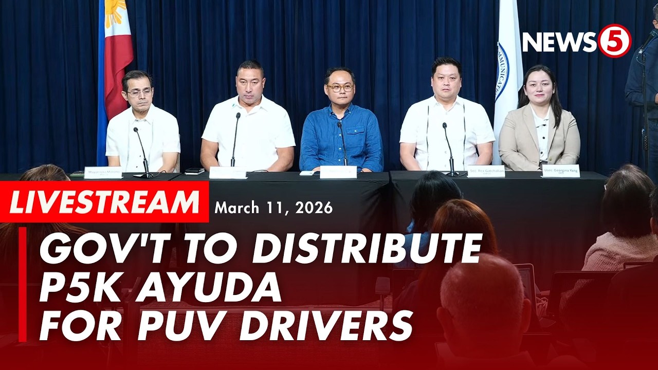 LIVE | Palace holds press briefing with DWSD, DOTr, and OES