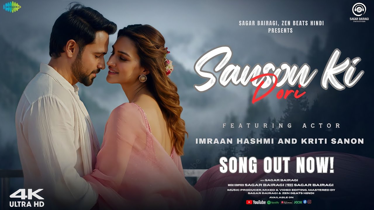New Song 2025 | Sanson Ki Dori | Imran Hashmi & Kriti Sanon Style | New Hindi Song | Sagar Bairagi