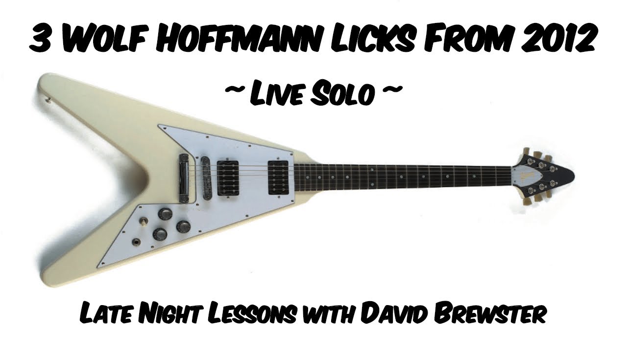 3 Wolf Hoffmann Licks From 2012