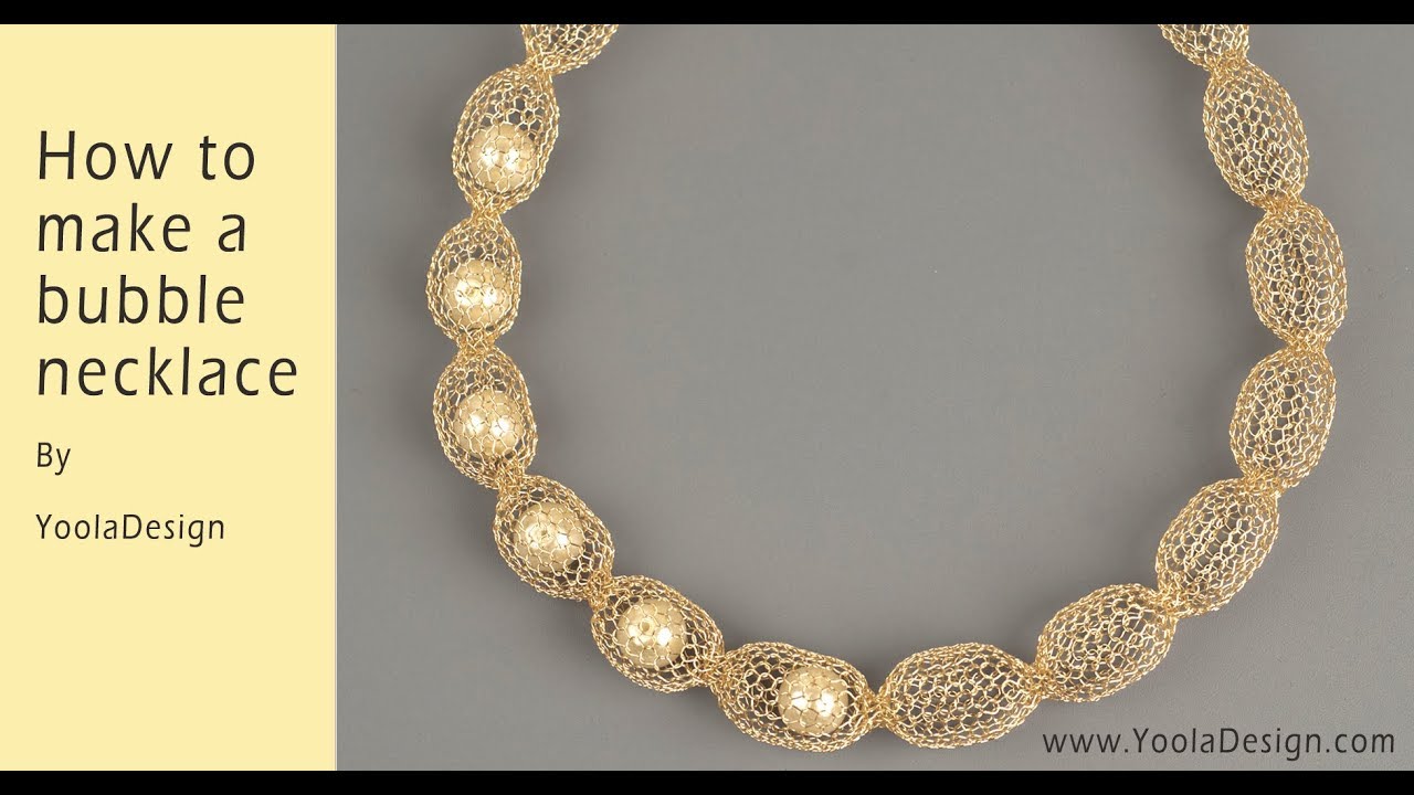 How to make a bubble necklace