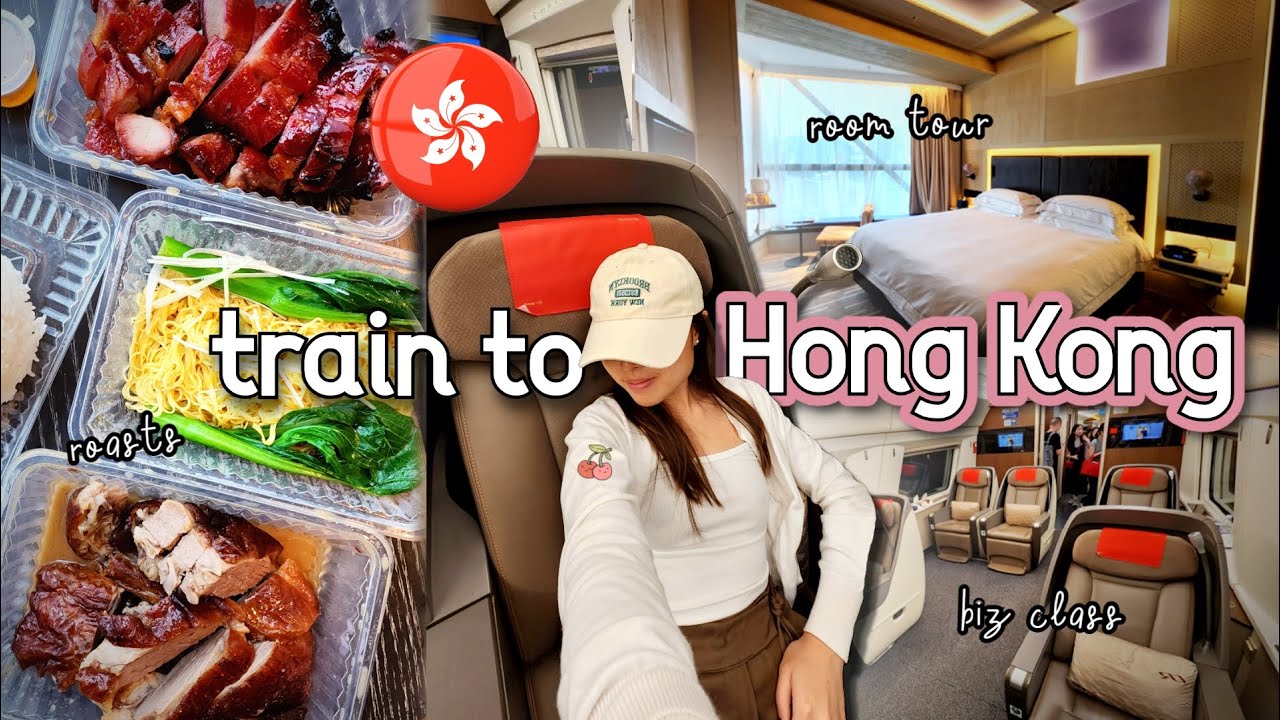 BUSINESS Class Train + The Emperor Hotel ROOM TOUR | Hong Kong | Vlog 116