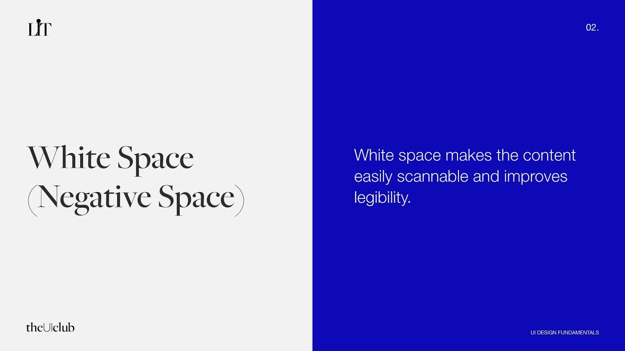 UI Design Principles 1 &ndash; White Space