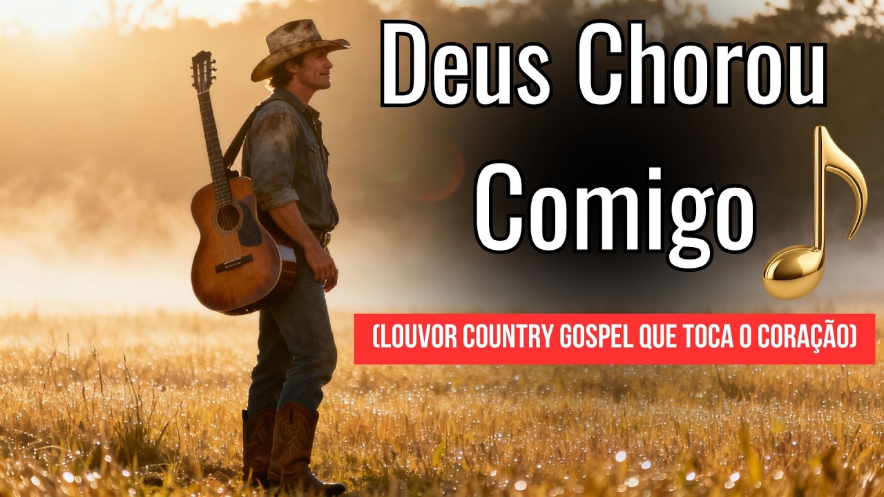 Deus Chorou Comigo | Louvor Country Gospel Que Toca o Coração