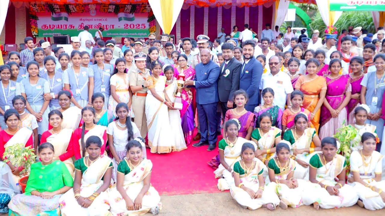 REPUBLIC DAY CELEBRATION |JAYEANDRA STUDENTS DANCE AT VILLUPURAM COLLECTOR OFFICE