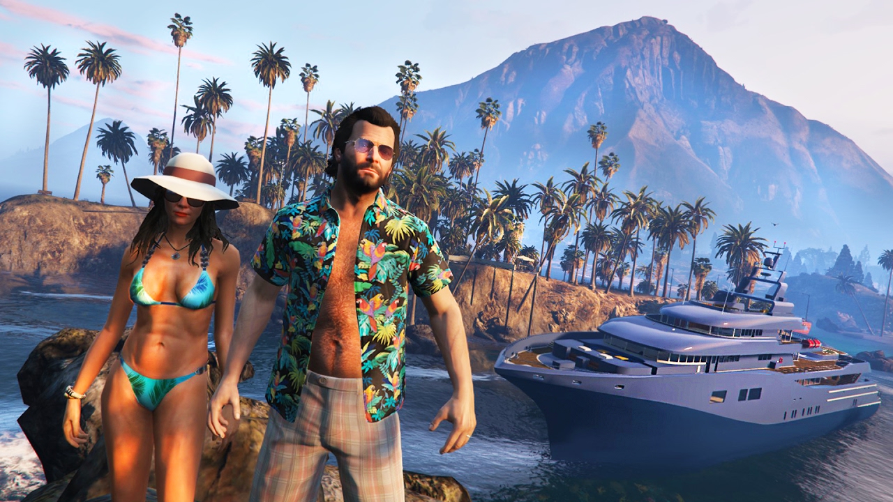 GTA 5 Real Life Mod #47 - TROPICAL ISLAND HONEYMOON!! (GTA 5 Mods)
