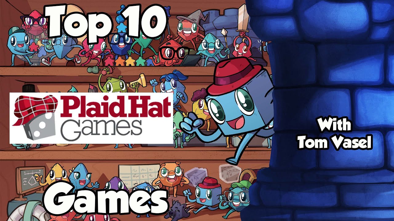 Top 10 Plaid Hat Games - with Tom Vasel