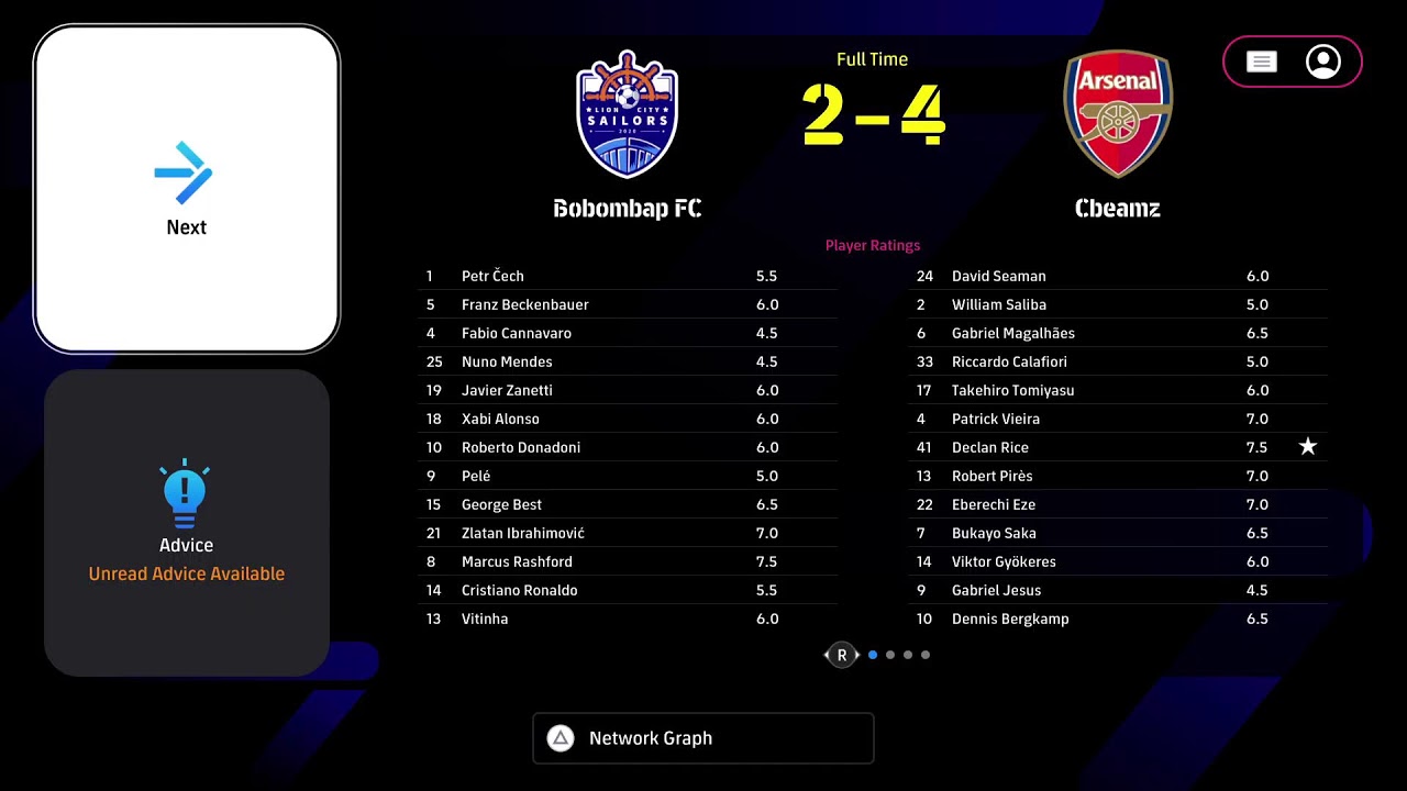 Efootball Welcome Eze Full Arsenal เค้าว่า 5 ขีด?