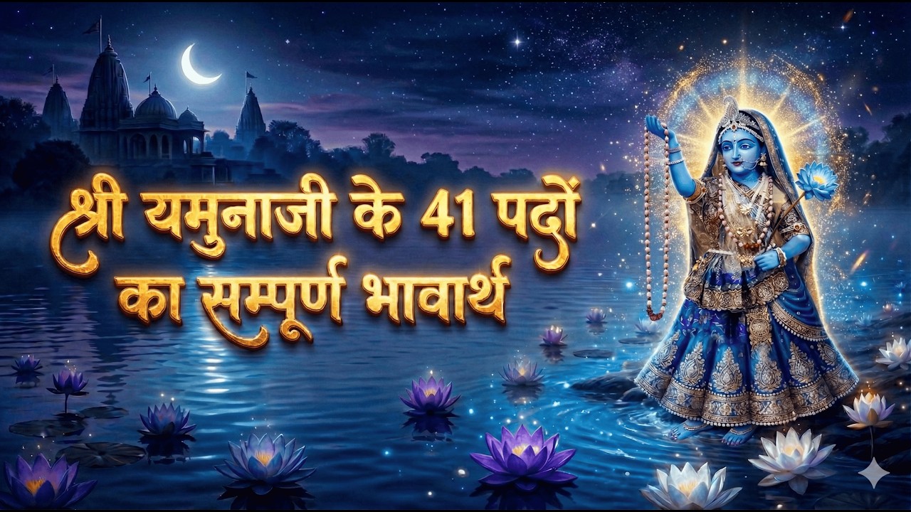 पुष्टिमार्ग का गूढ़ रहस्य: श्री यमुना महारानी के 41 पदों का पूरा अर्थ