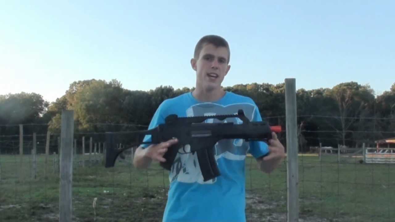 ARES H&K G36C EBB Airsoft Gun Shooting Test