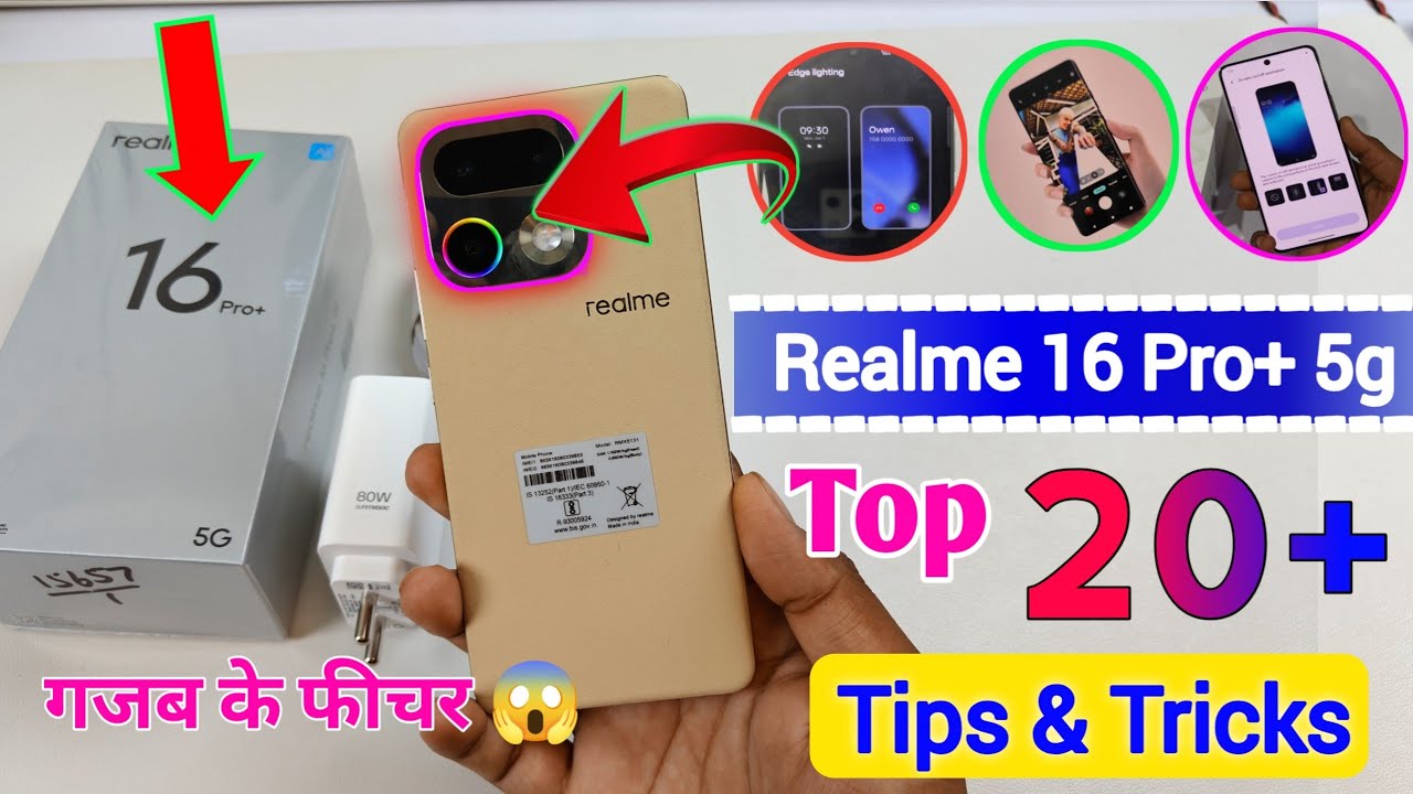 Realme 16 Pro Plus Top 20++ Hidden Features | Special Tips & Tricks Hindi 