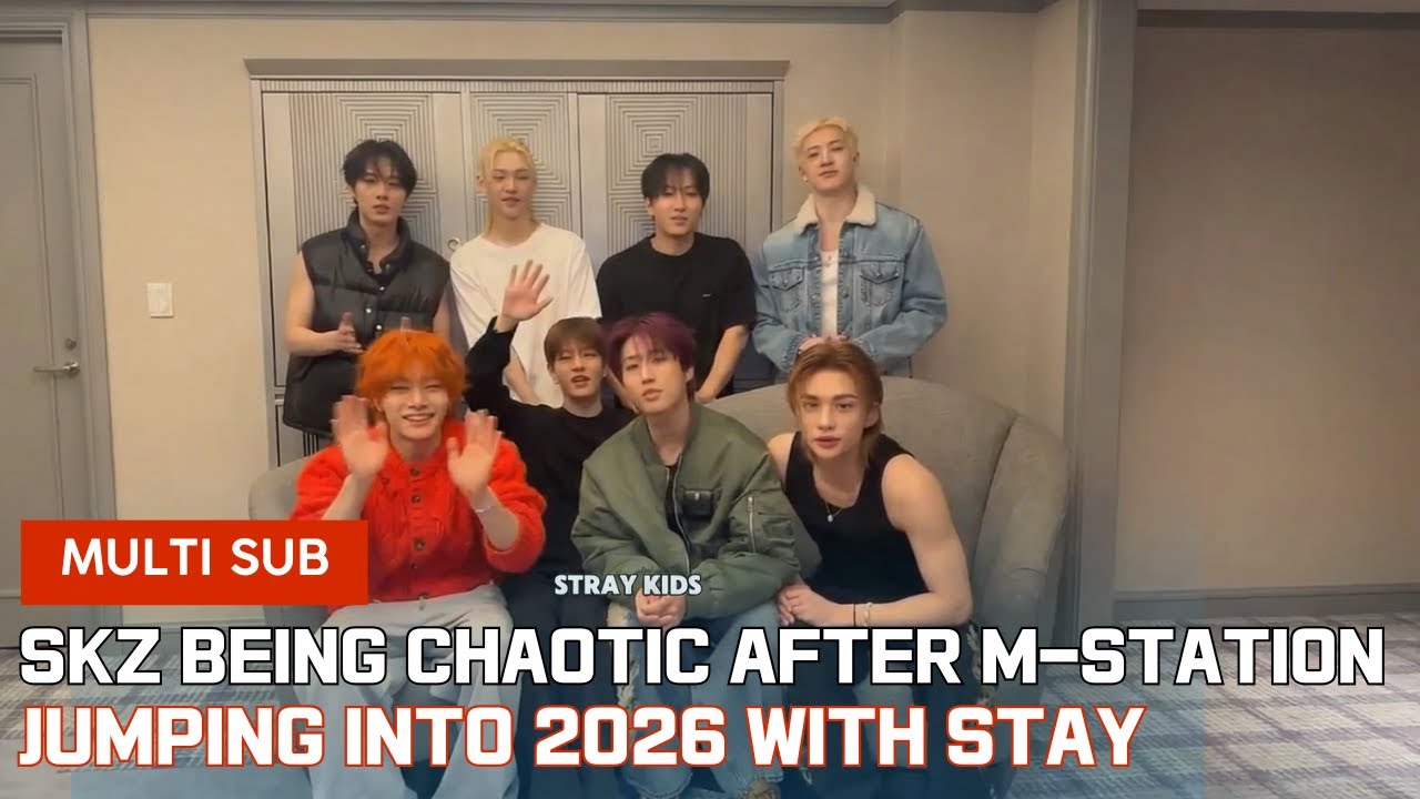 (26.12.2025) Straykids Being Chaotic After M-Station - Jumping into 2026 with STAY