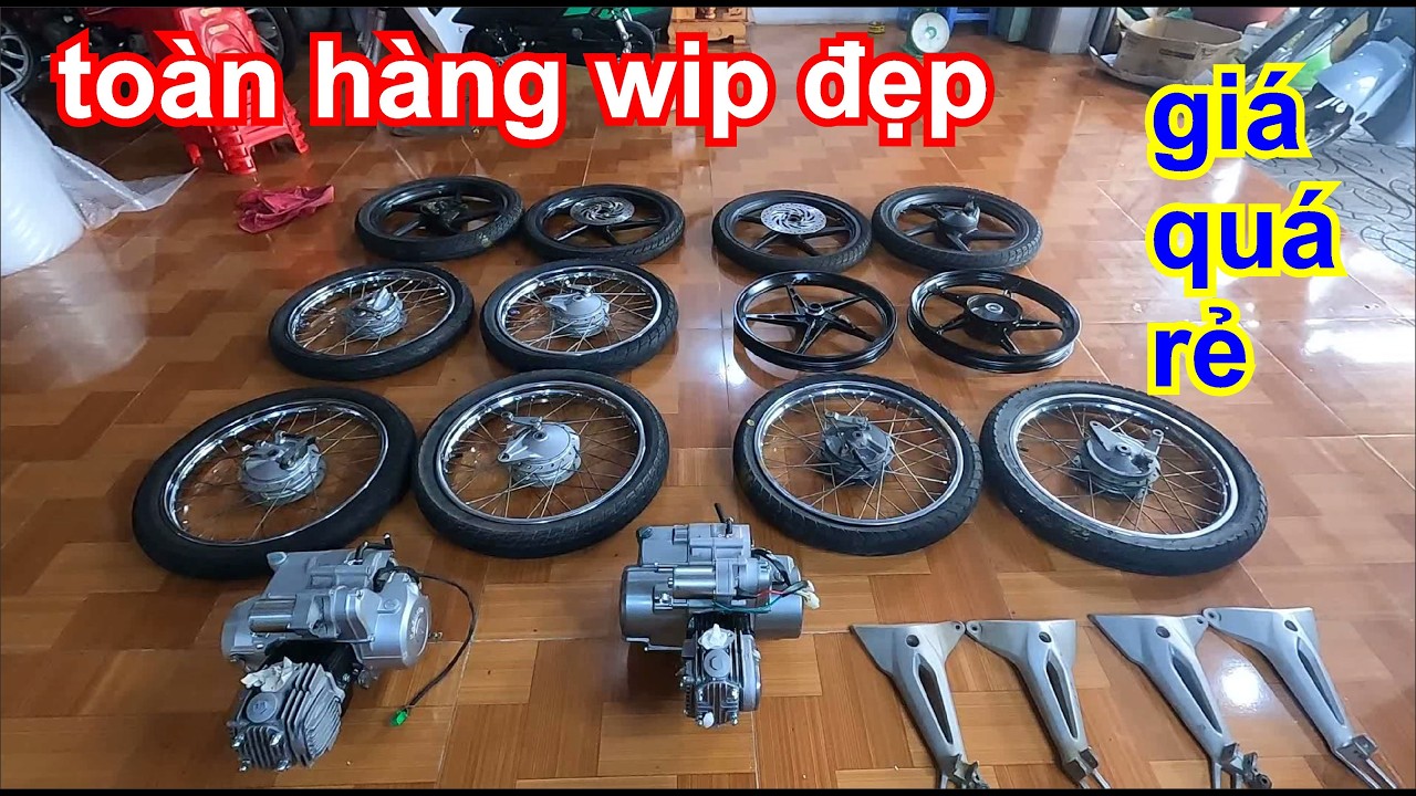 Em mới về được ít cặp bánh mâm bánh căm còn quá đẹp giá tốt cho cả nhà mình nhé