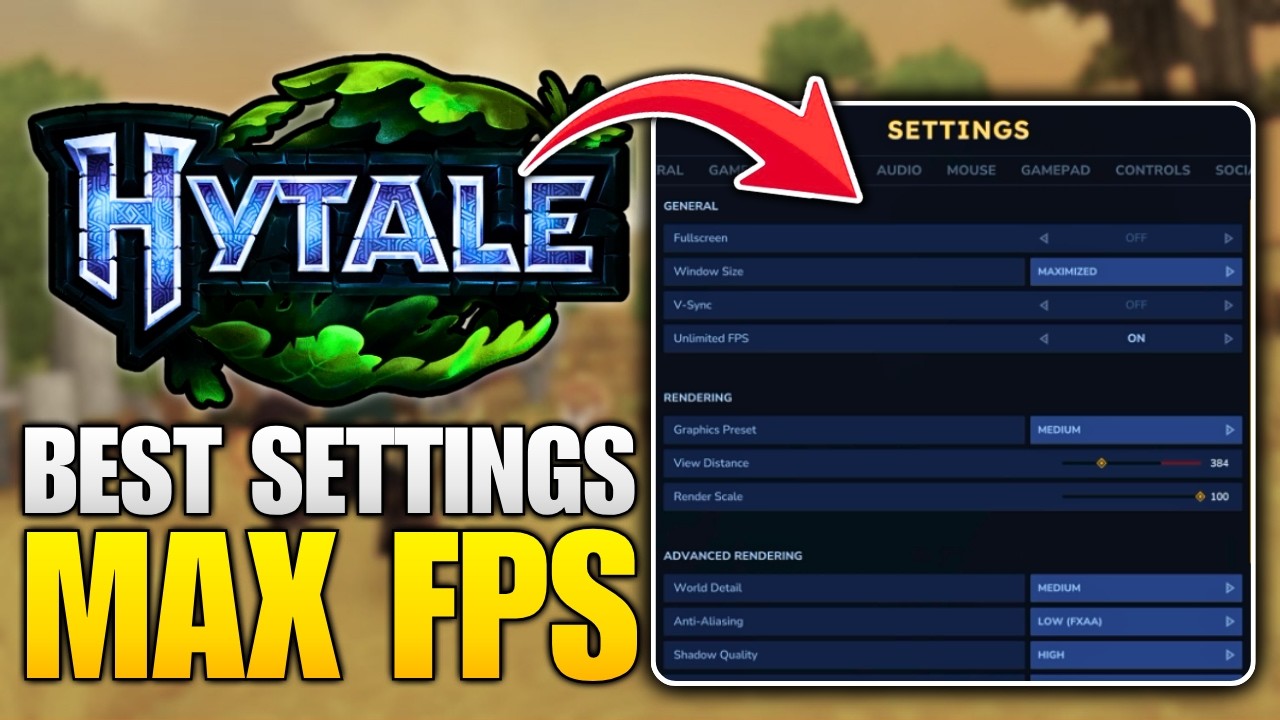 Hytale Chapter 1 Settings Guide (Graphics + FPS)