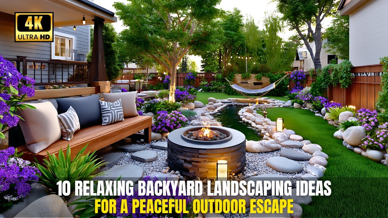 10 Relaxing Backyard Landscaping Ideas for a Peaceful Outdoor Escape