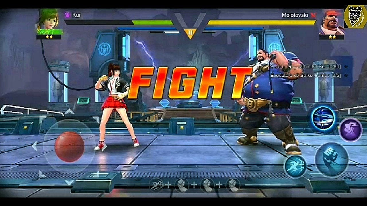 Final Fighter Game // Kui Vs Molotovski Fight - Fighting Game Android GamePlay @gamergirl-12